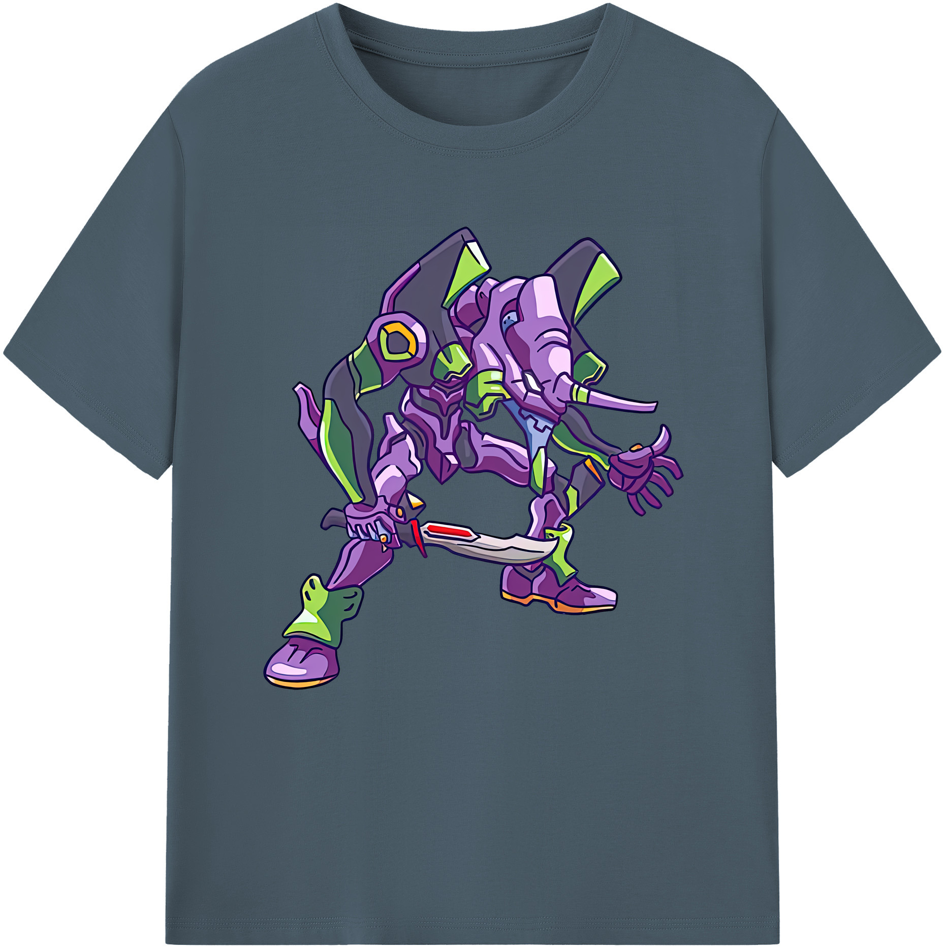 （画像用） EVA 新世紀エヴァンゲリオン 綿100％半袖Tシャツ（フロントプリント）